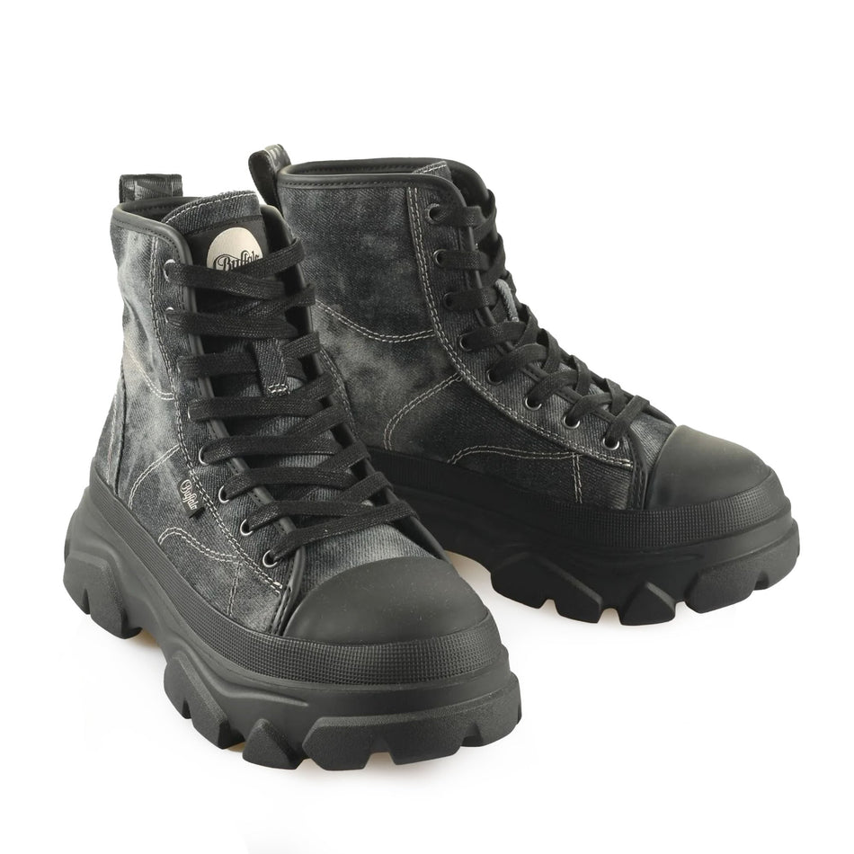 BUFFALO 1622512 CADE LACE UP HI DARK GREY