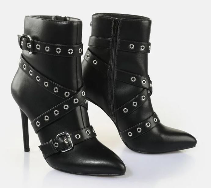 BUFFALO 1292050 JULIET BELT BOOTIE BLACK