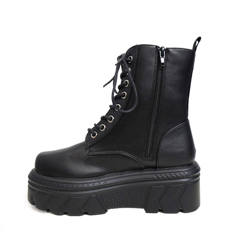 KOI FOOTWEAR TALWAR CHUNKY STOMPER BLACK