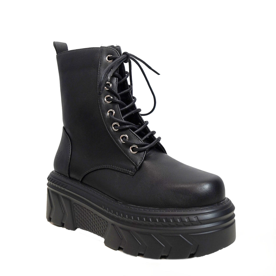 KOI FOOTWEAR TALWAR CHUNKY STOMPER BLACK