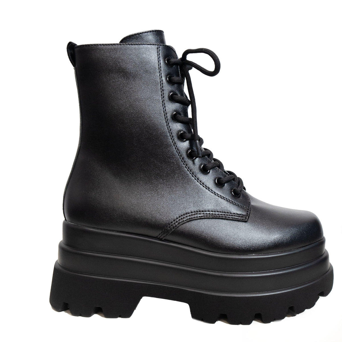 KOI FOOTWEAR DEATHWATCH TRIDENT PLATFORM BLACK
