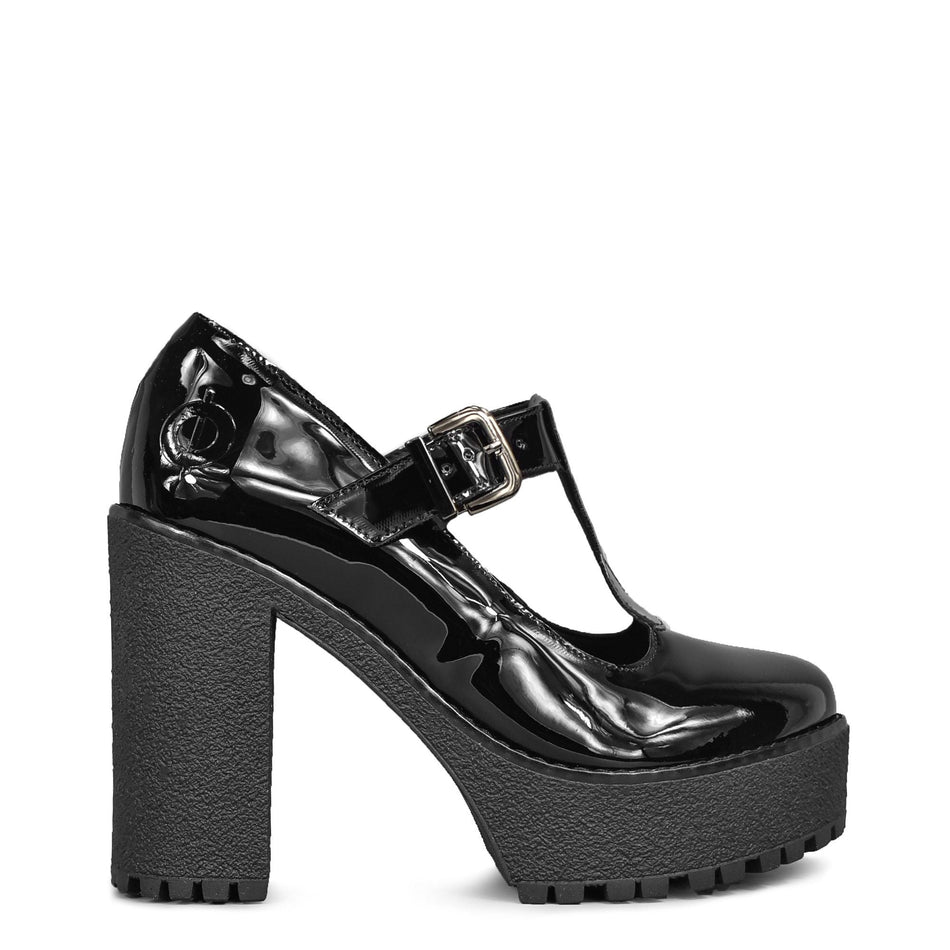 Altercore Lizzy Vegan Black Patent