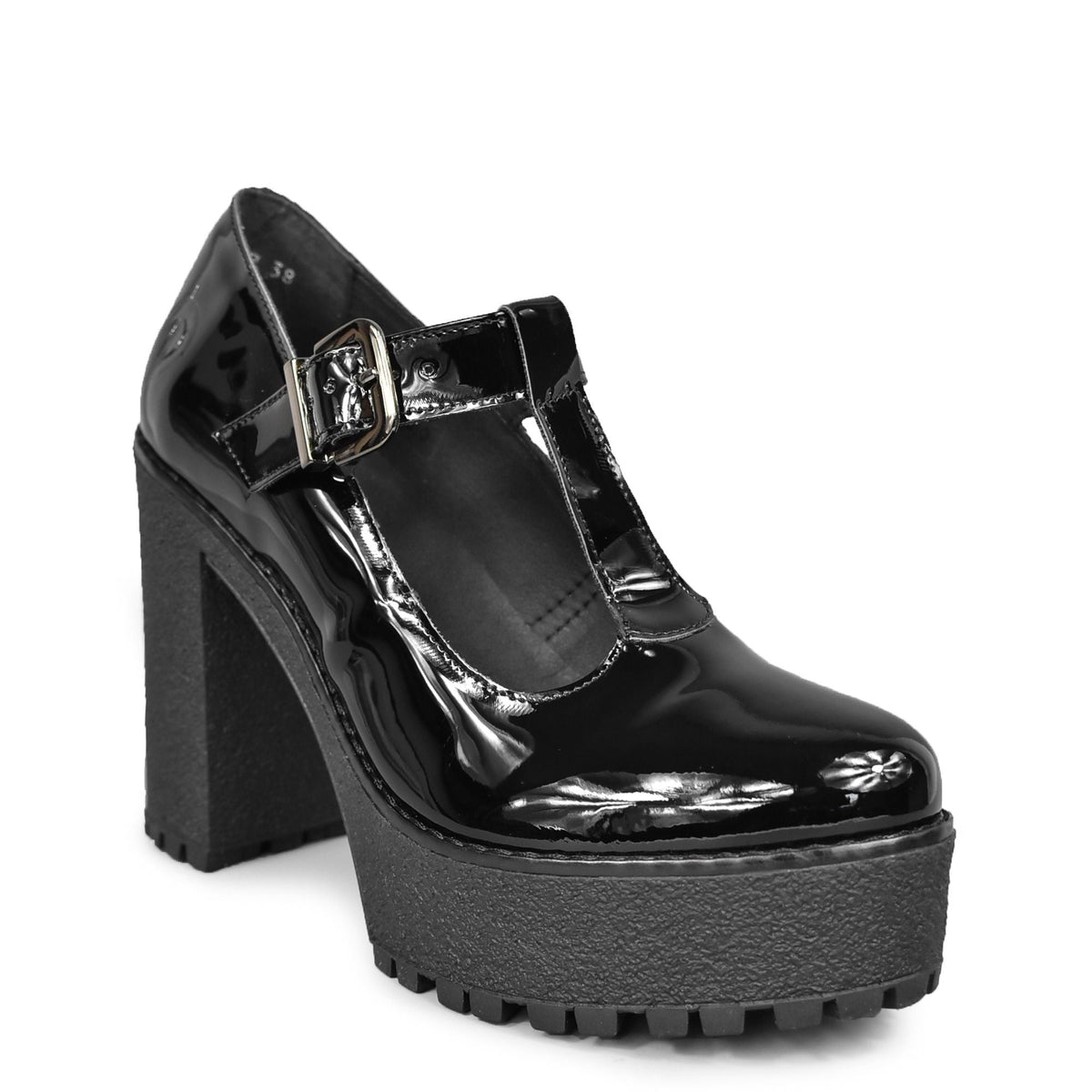 Altercore Lizzy Vegan Black Patent